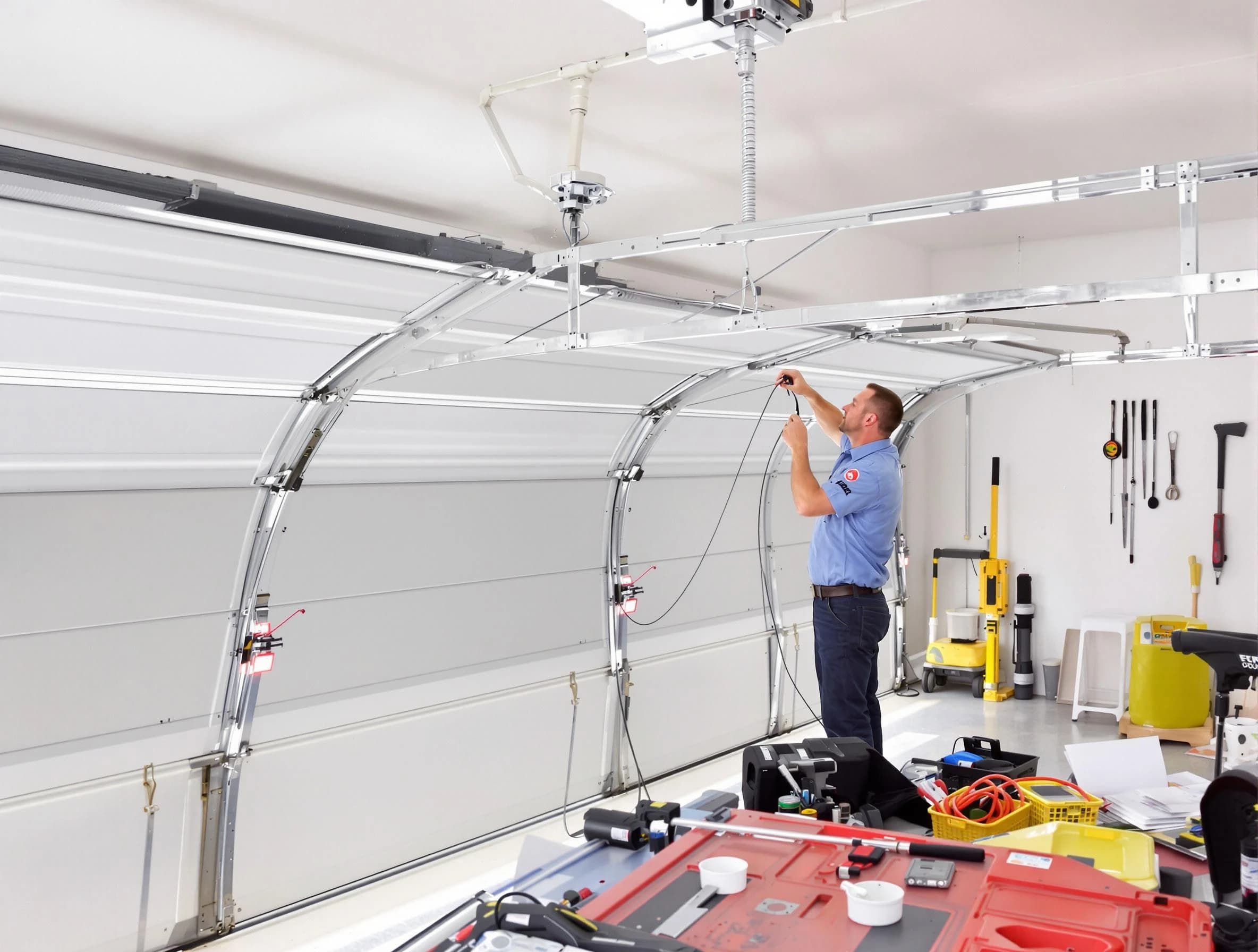 Garage door cable repair service by Nashville Garage Door Repair in Nashville