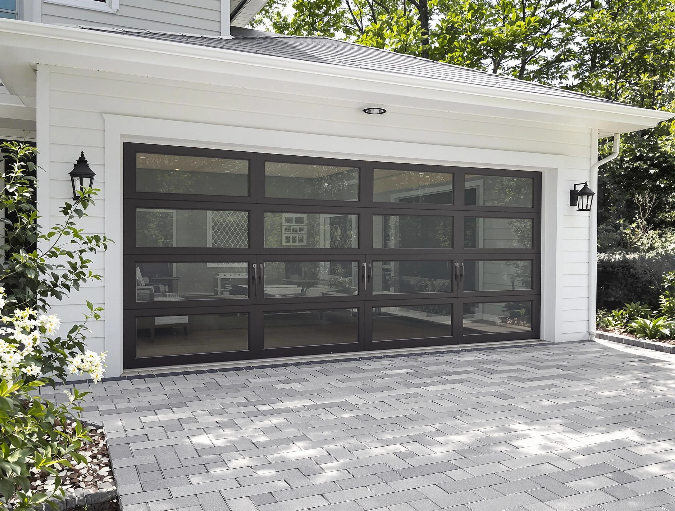 Nashville Garage Door Repair design specialist presenting custom garage door options to Nashville homeowner