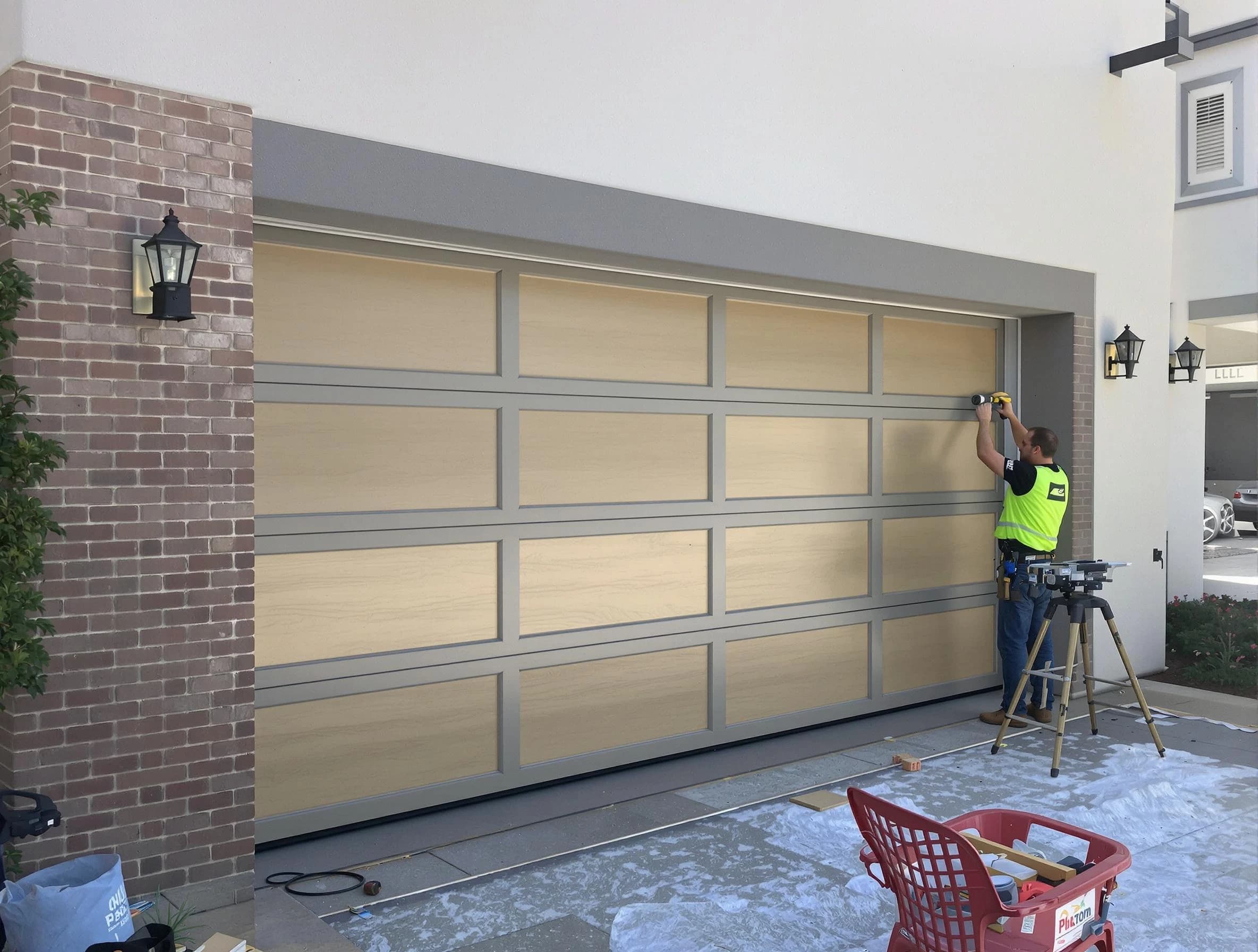 Garage door replacement service by Nashville Garage Door Repair in Nashville