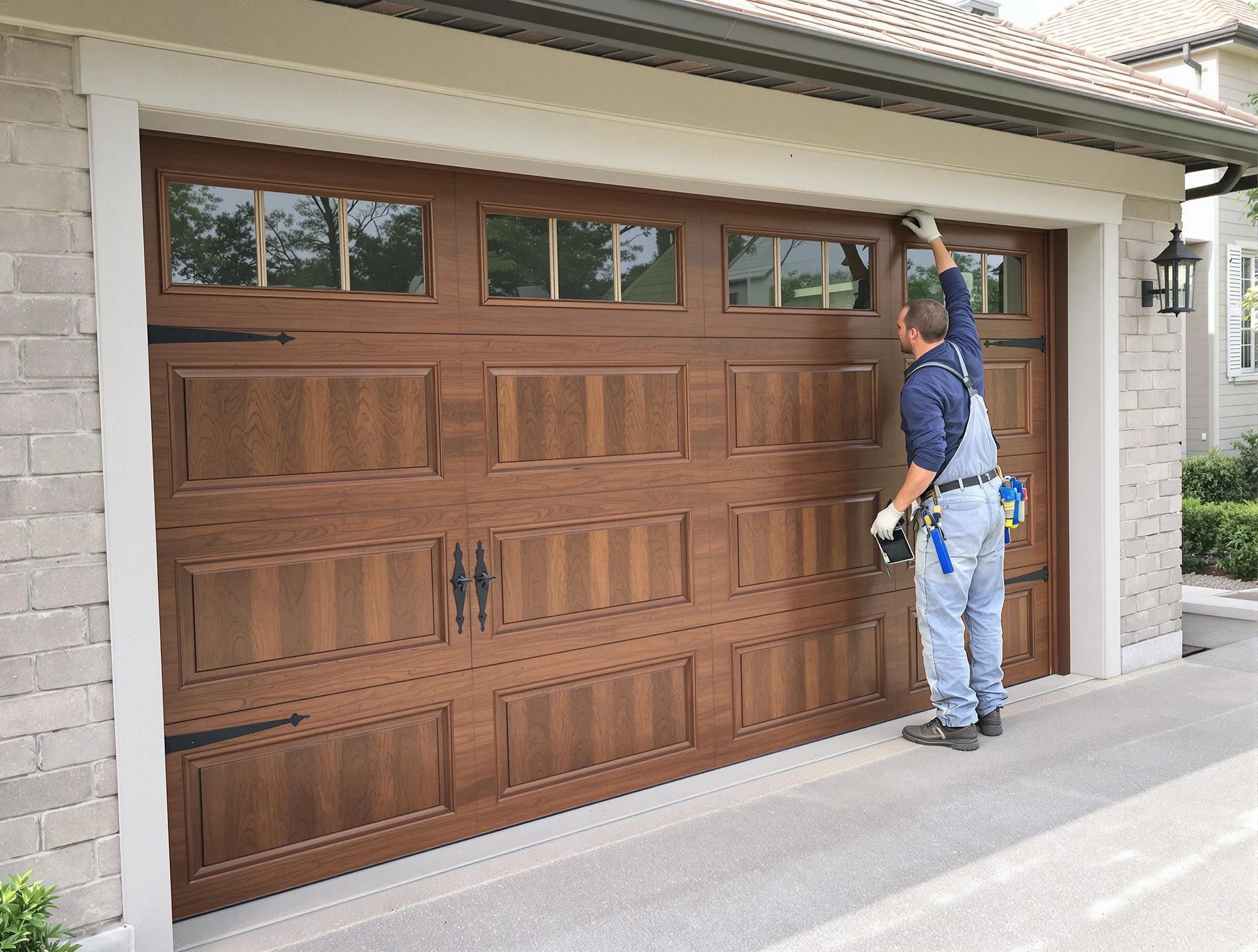 Custom garage door showcase by Nashville Garage Door Repair in Nashville