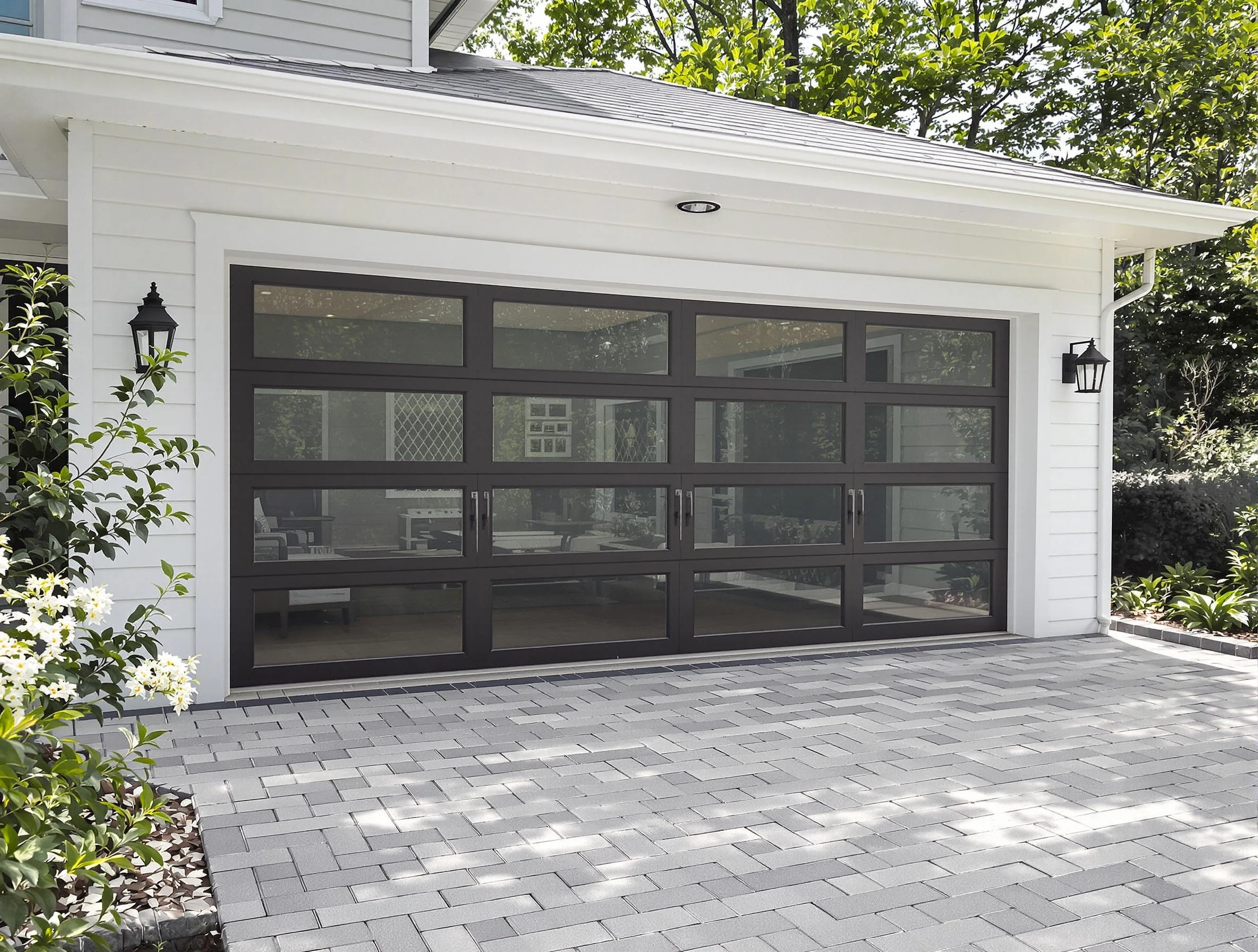 Nashville Garage Door Repair design specialist presenting custom garage door options to Nashville homeowner