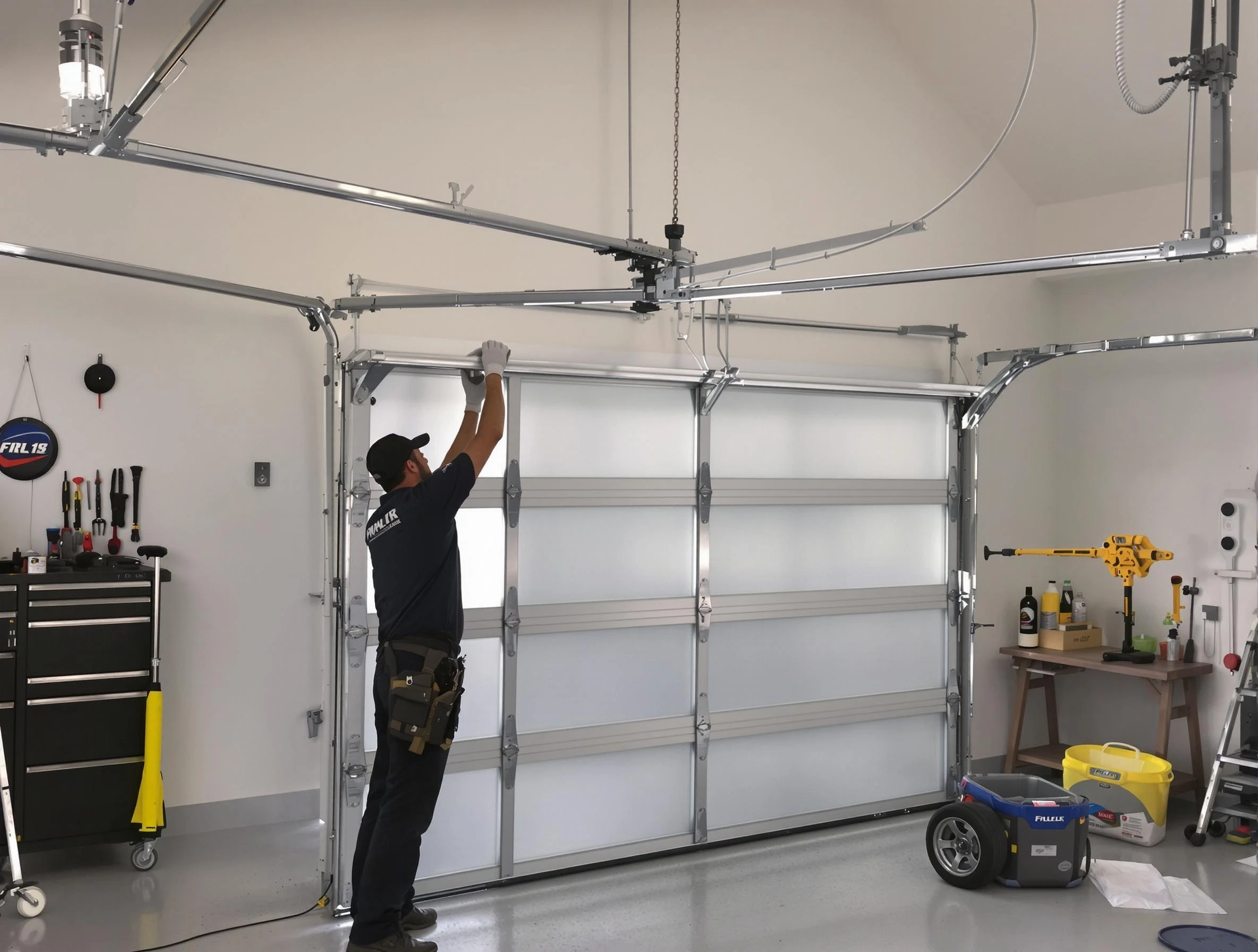 Nashville Garage Door Repair certified team performing precision garage door installation in Nashville