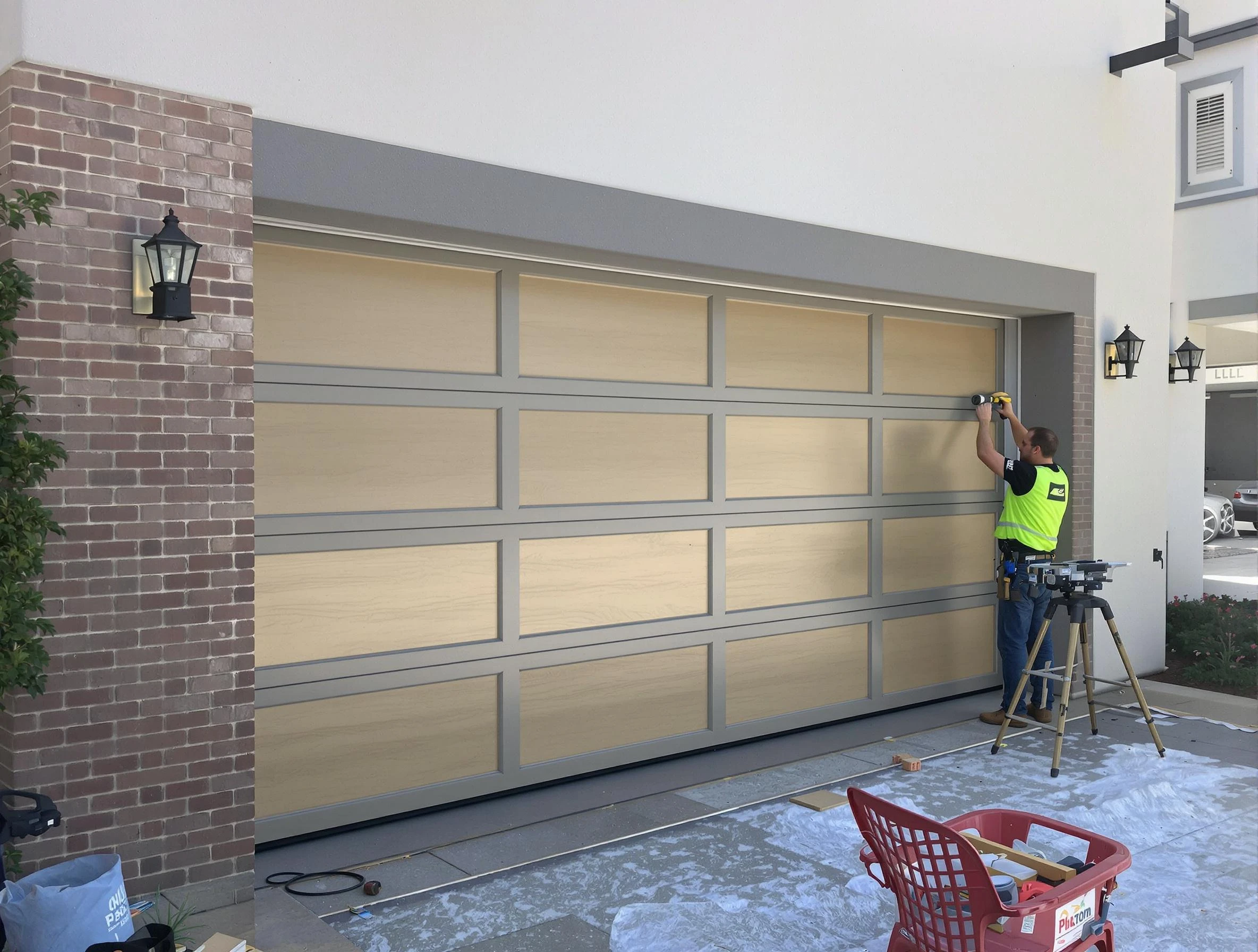 Garage door replacement service by Nashville Garage Door Repair in Nashville