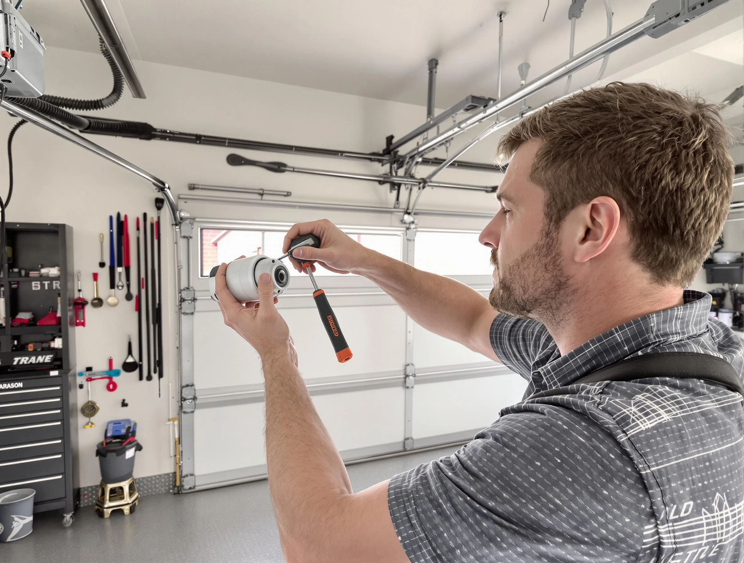 Garage door opener repair service by Nashville Garage Door Repair in Nashville